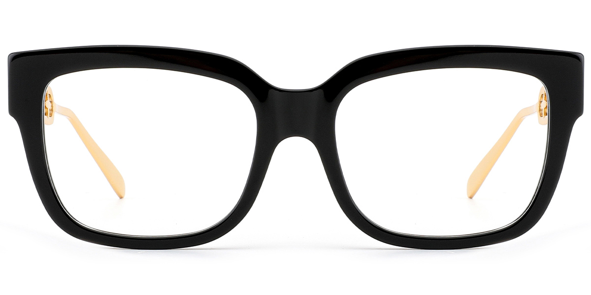 Acetate Square Reading Glasses black