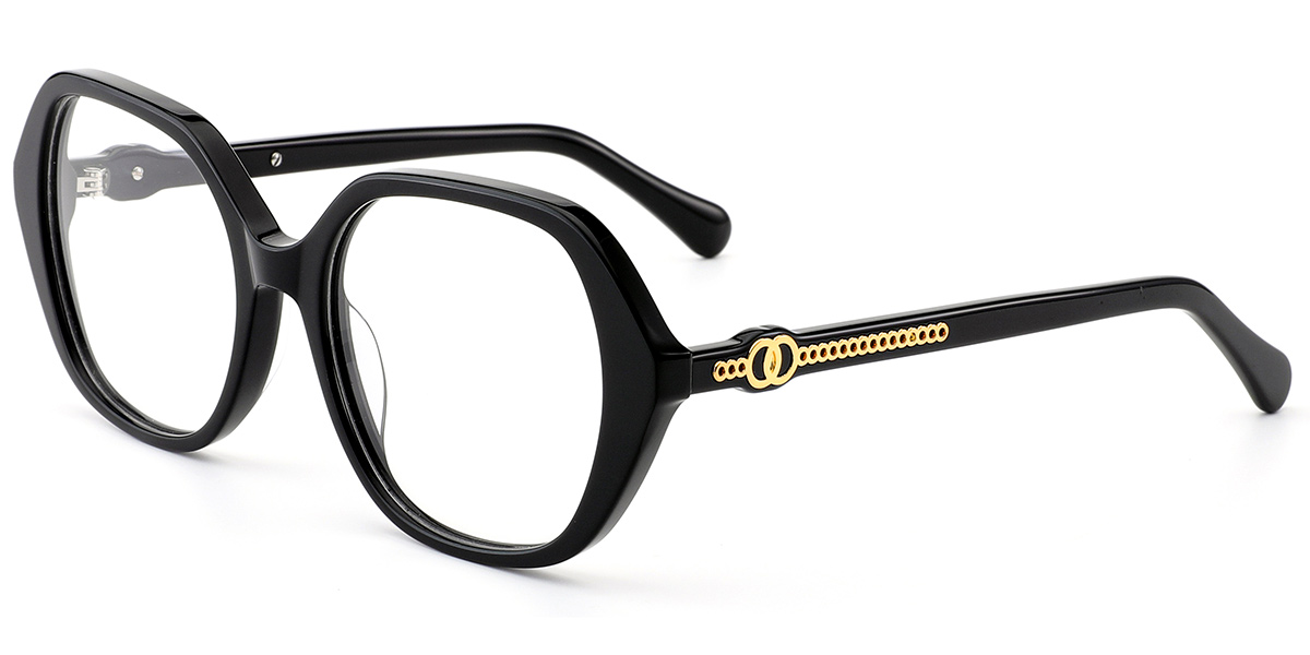 Acetate Square Reading Glasses black