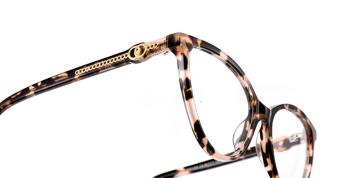 Acetate Cat Eye Reading Glasses pattern-pink