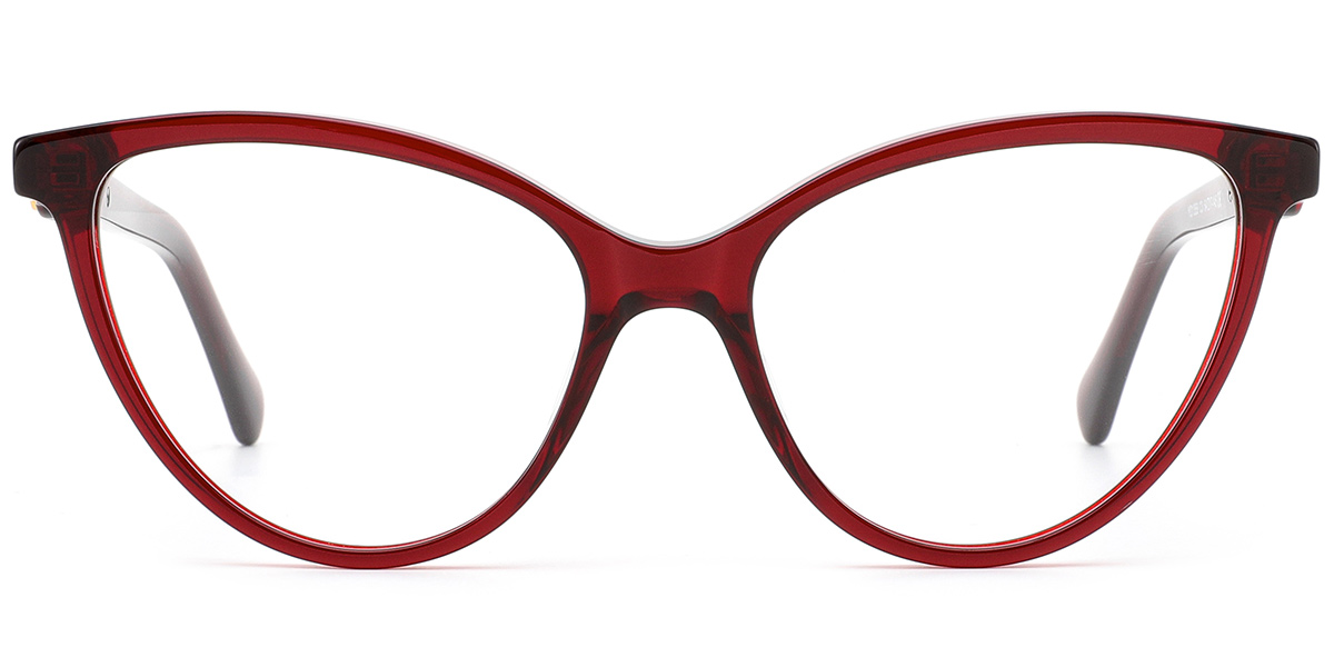 Acetate Cat Eye Reading Glasses red