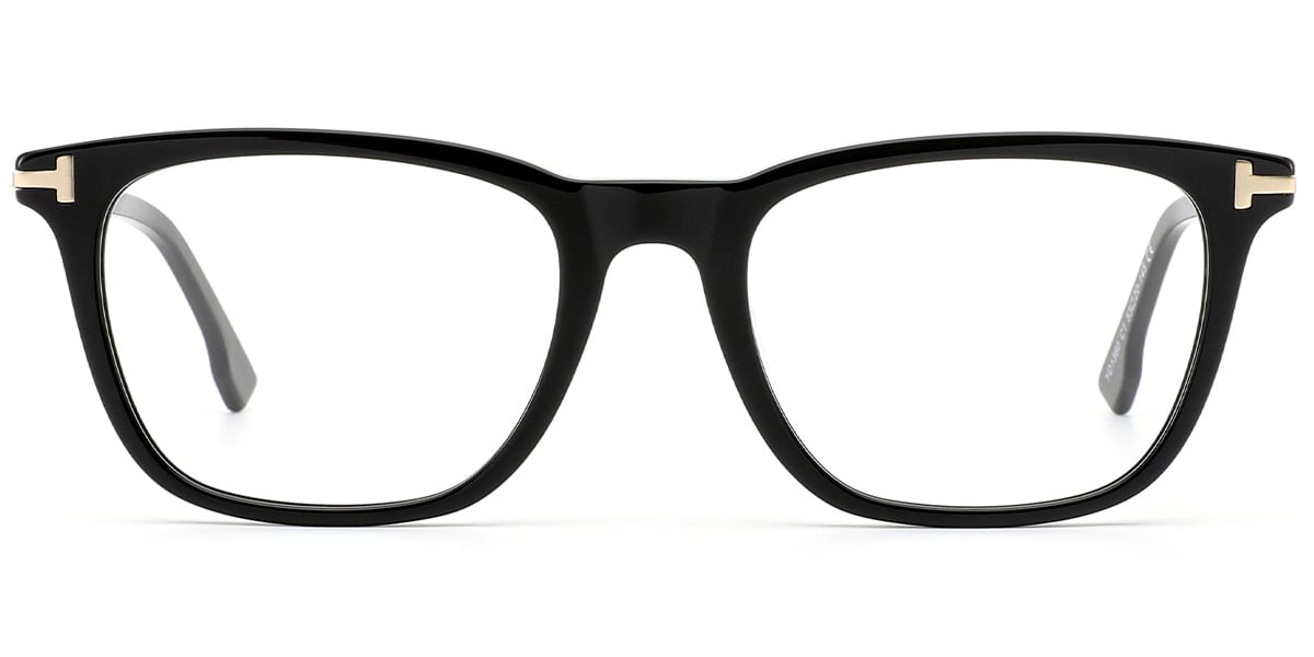 Acetate Rectangle Reading Glasses black