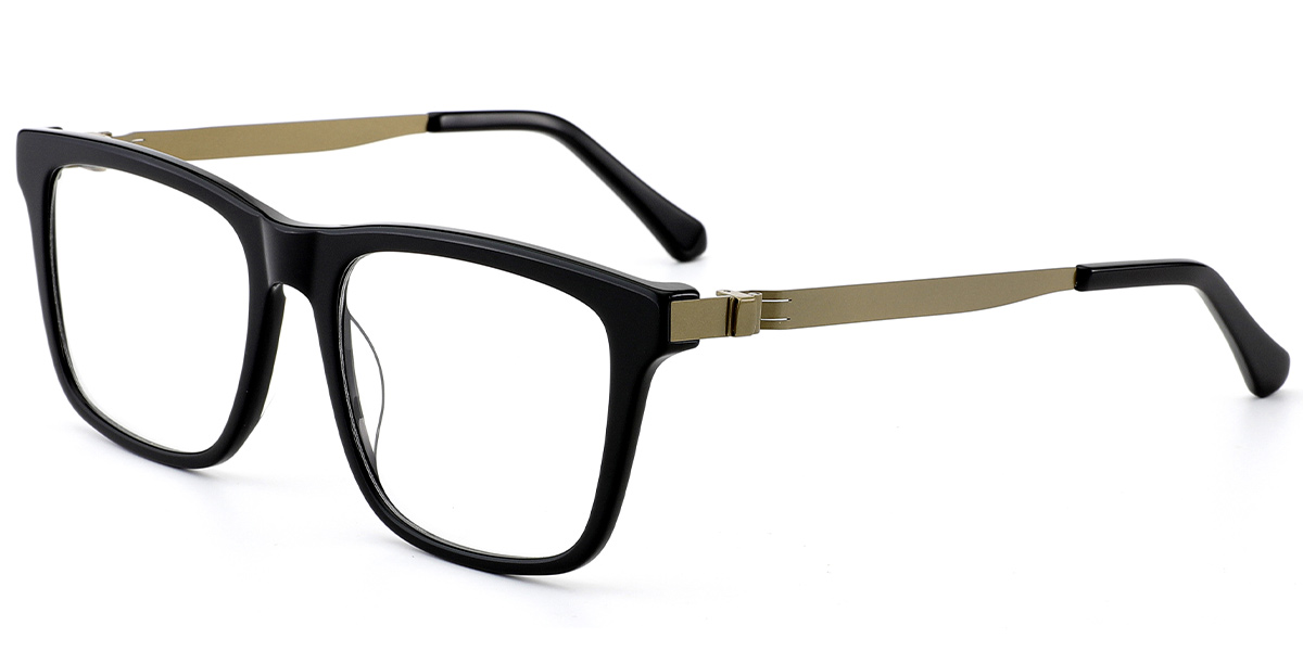 Acetate Square Reading Glasses black