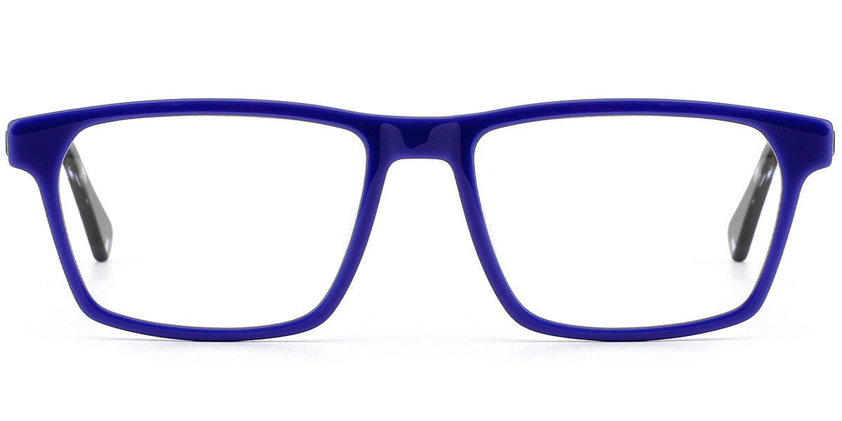 Acetate Rectangle Reading Glasses blue