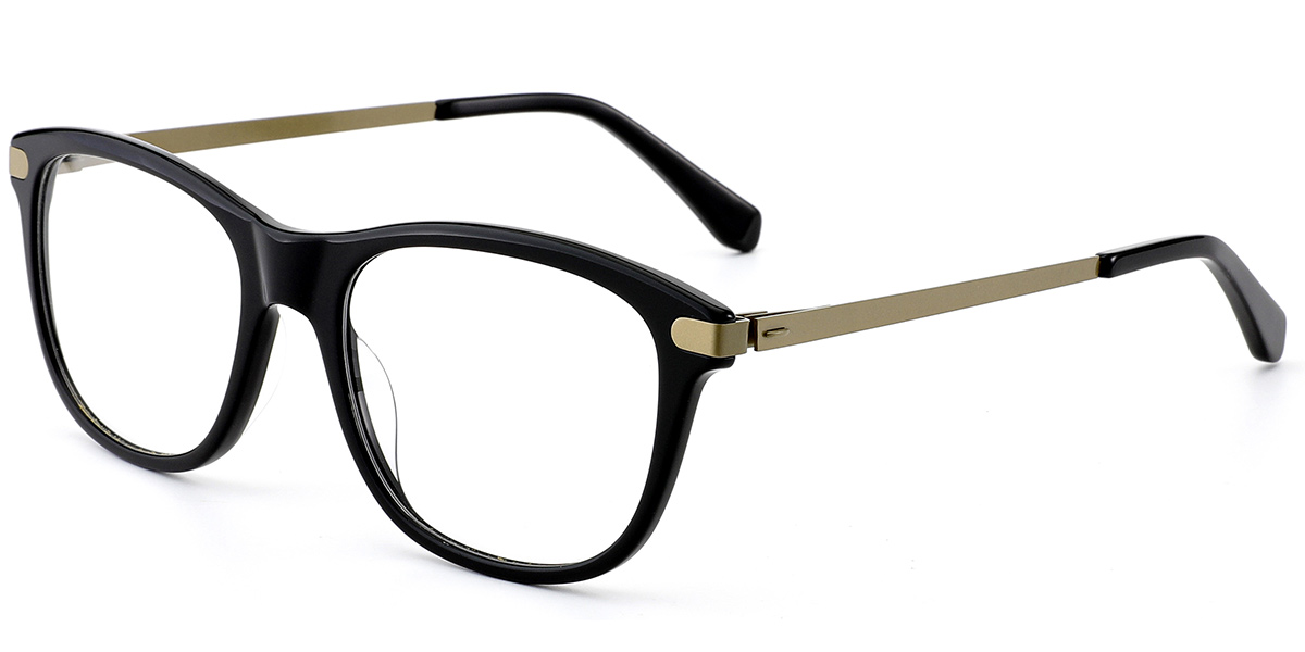 Acetate Square Reading Glasses black