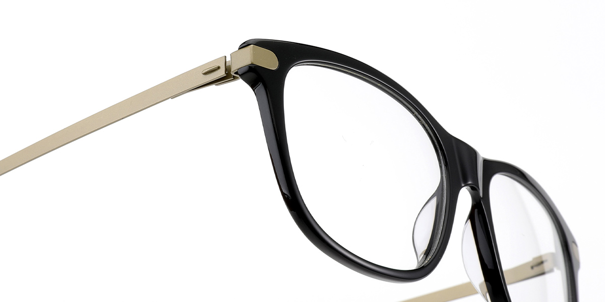 Acetate Square Reading Glasses black