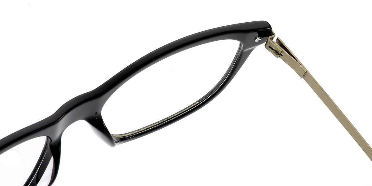 Acetate Square Reading Glasses black