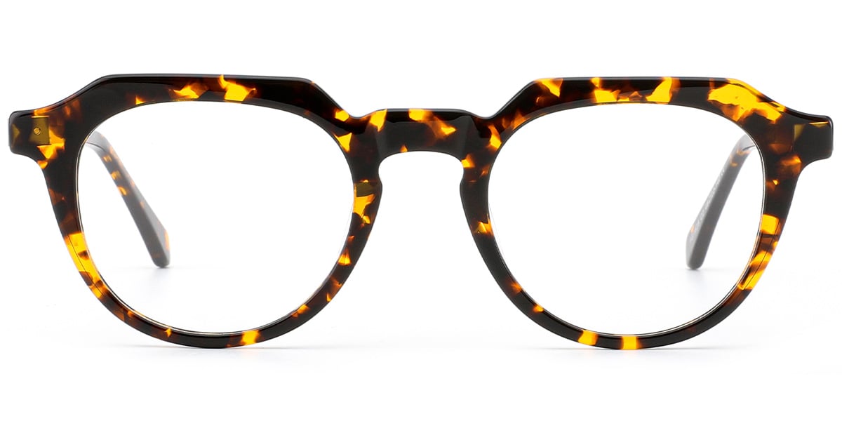 Acetate Geometric Reading Glasses tortoiseshell