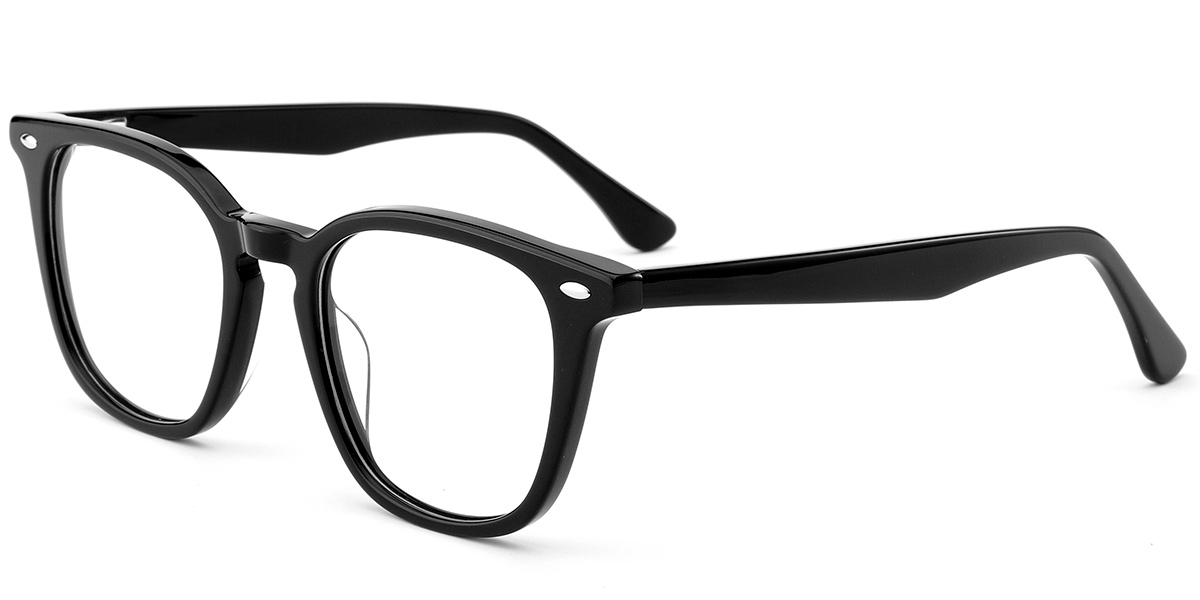 Acetate Square Reading Glasses black