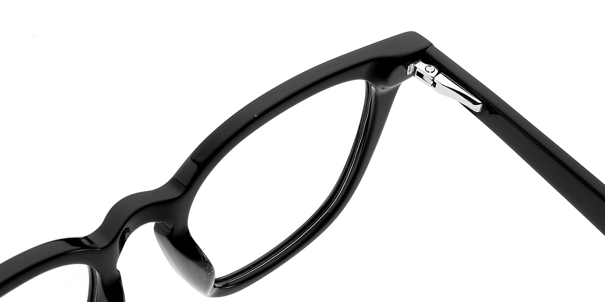 Acetate Square Reading Glasses black