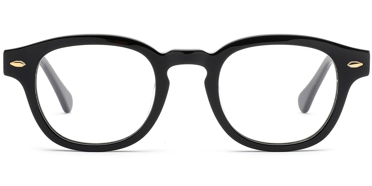 Acetate Square Reading Glasses black