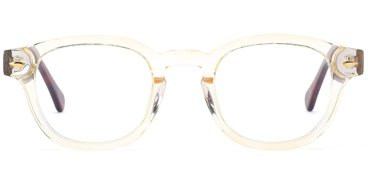 Acetate Square Reading Glasses light_yellow