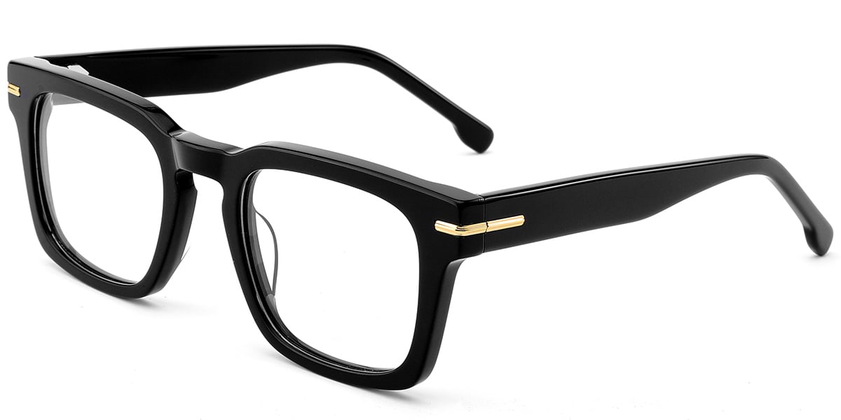 Acetate Square Reading Glasses black