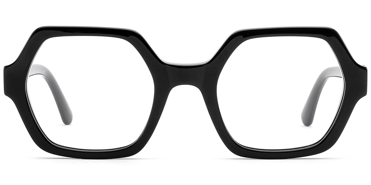 Acetate Square Reading Glasses black