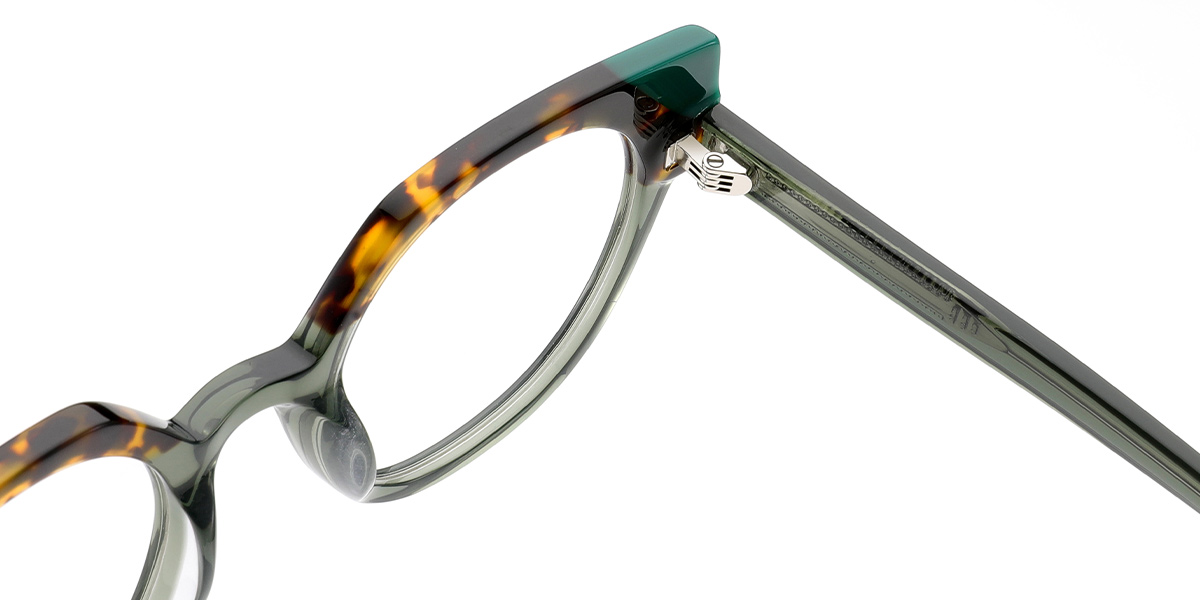 Acetate Cat Eye Reading Glasses pattern-green