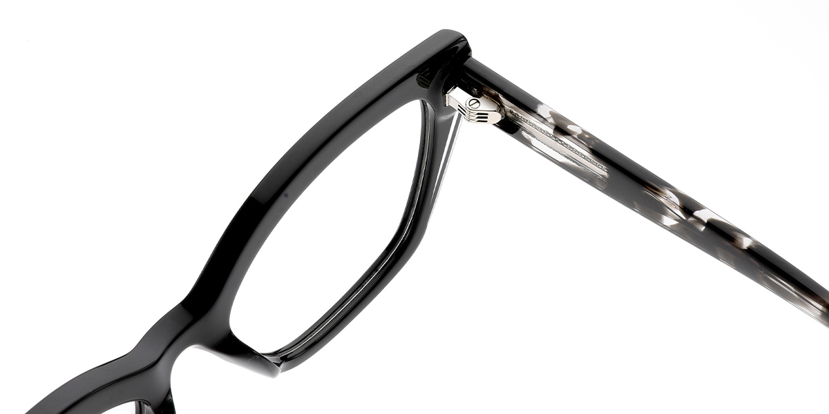 Acetate Cat Eye Reading Glasses pattern-black