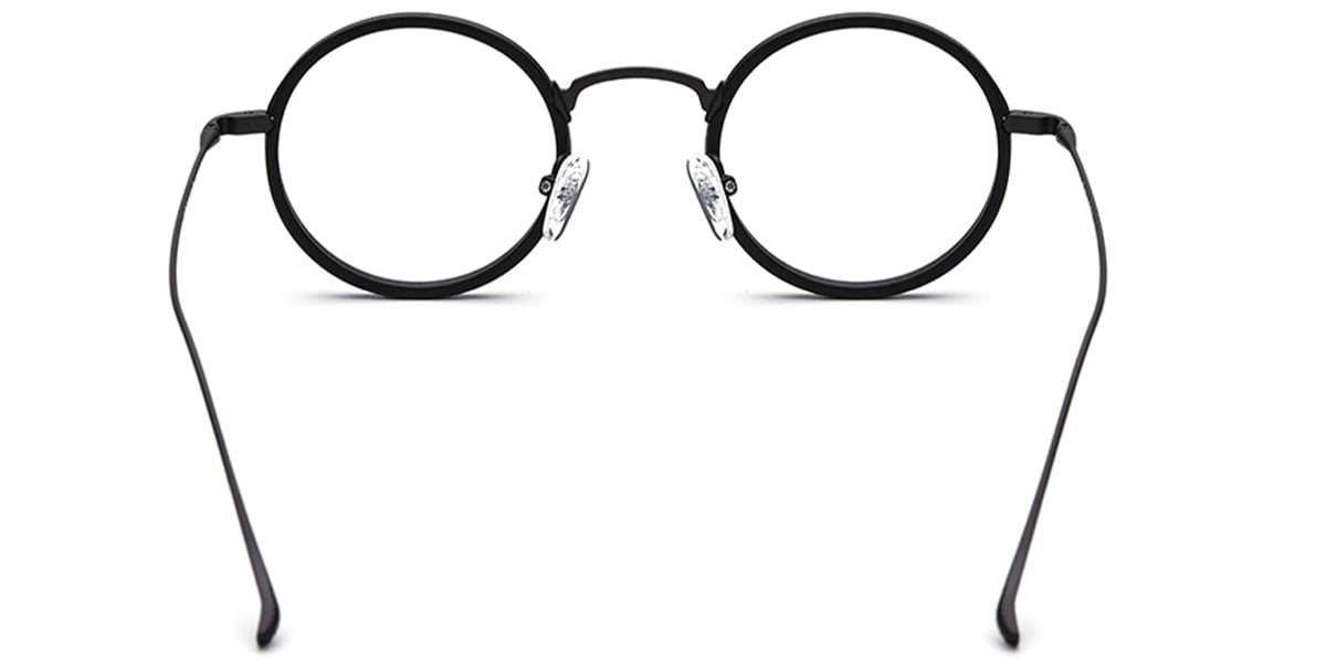 Acetate Round Reading Glasses black