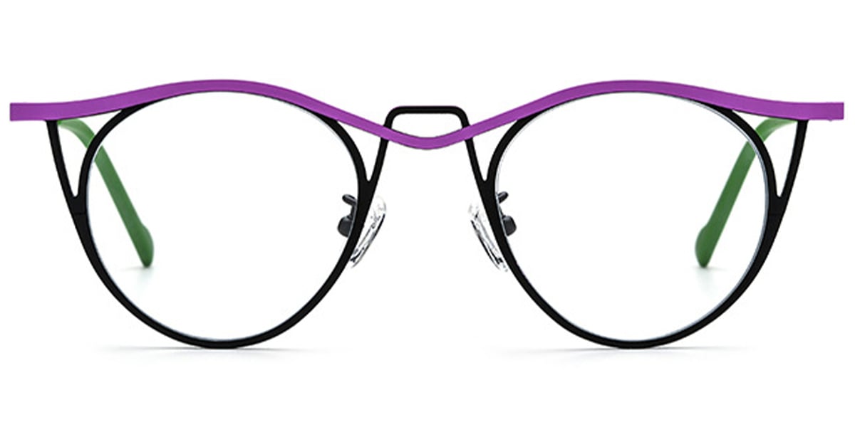 Titanium Cat Eye Reading Glasses 