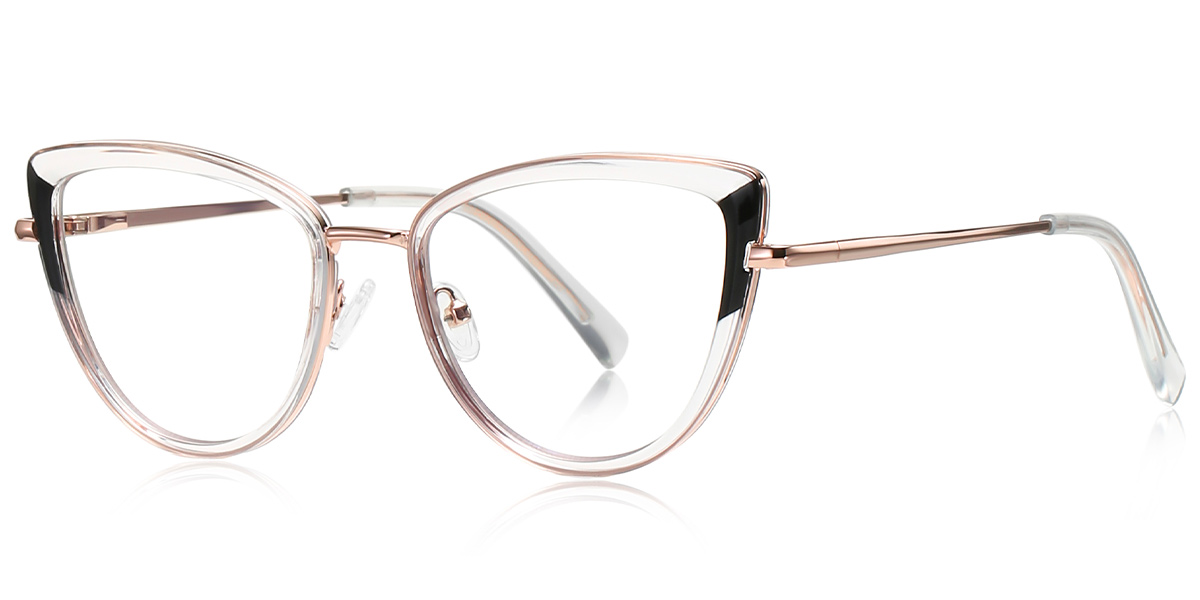 Cat Eye Reading Glasses pattern-translucent