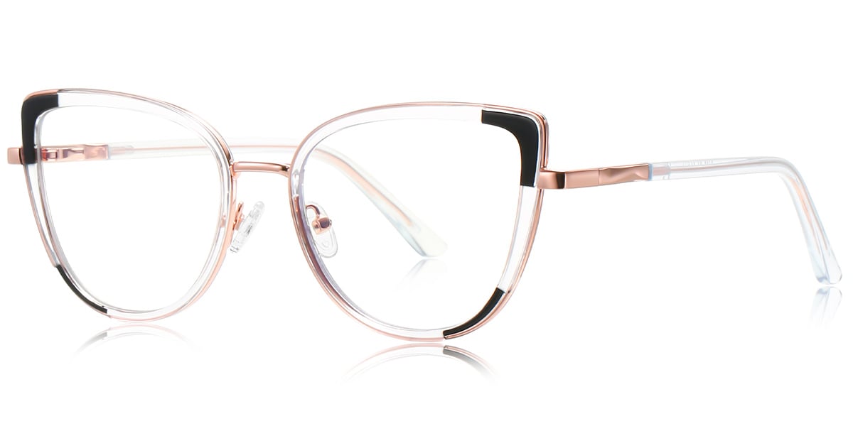 Cat Eye Reading Glasses pattern-translucent