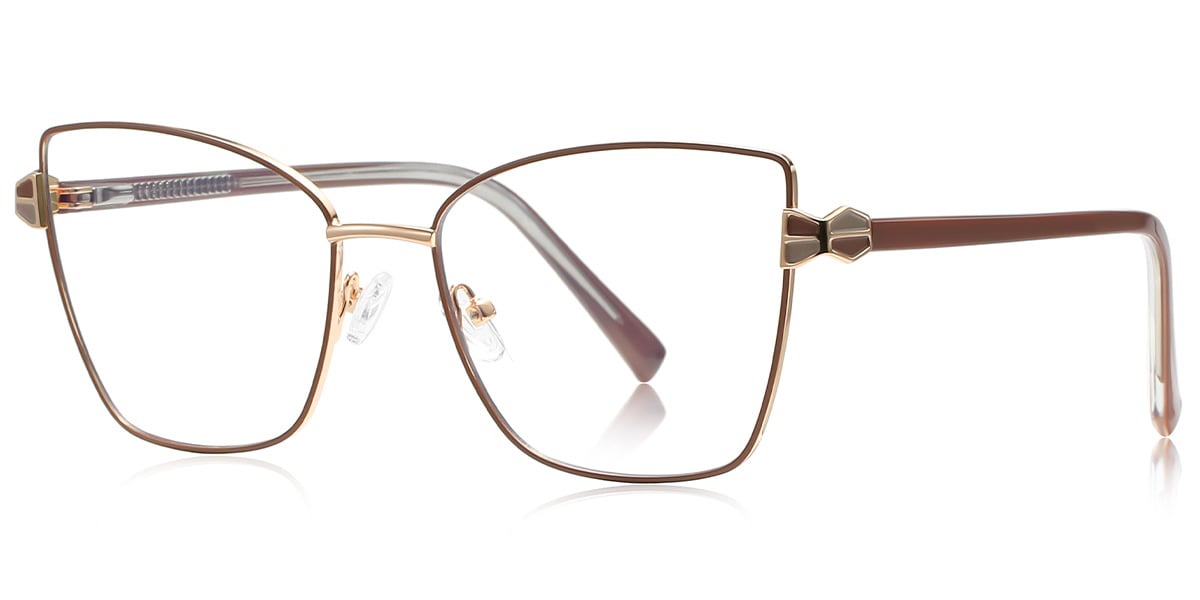 Cat Eye Reading Glasses brown