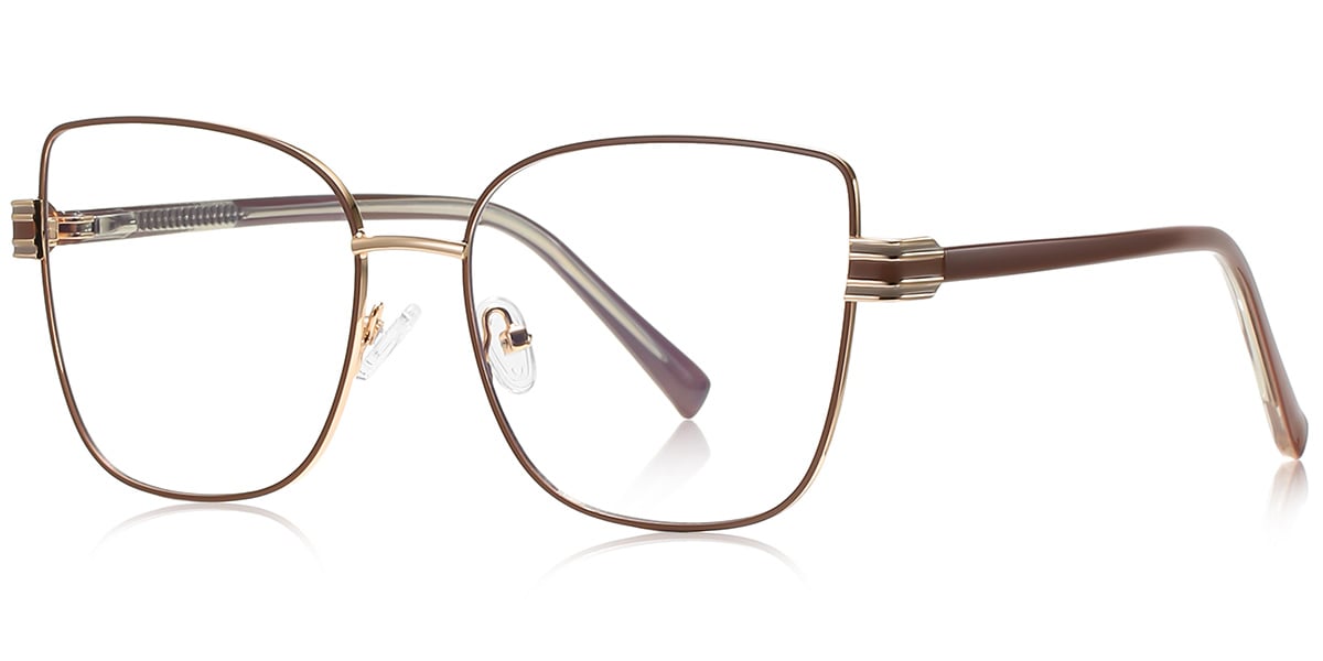 Square Reading Glasses brown