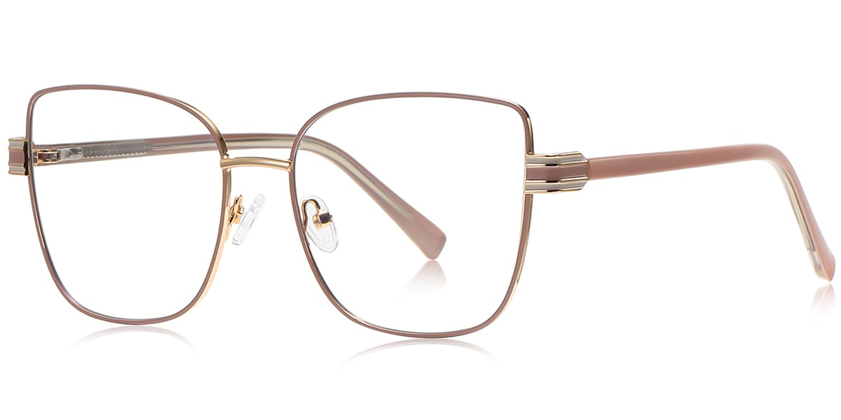 Square Reading Glasses pink