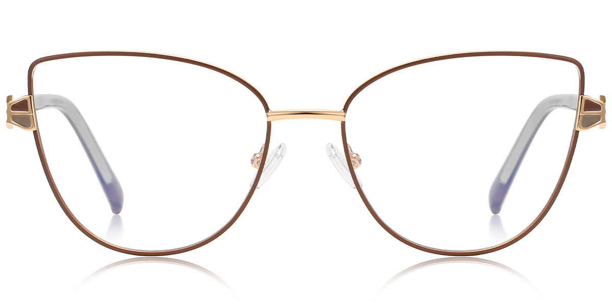 Cat Eye Reading Glasses brown