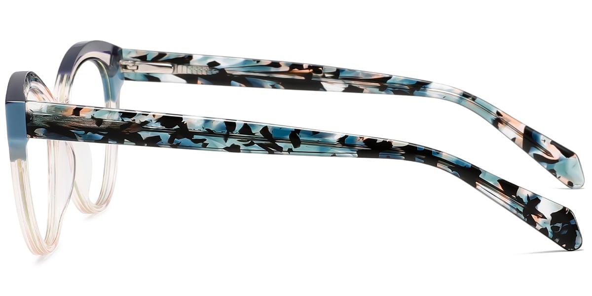 Acetate Cat Eye Reading Glasses pattern-translucent