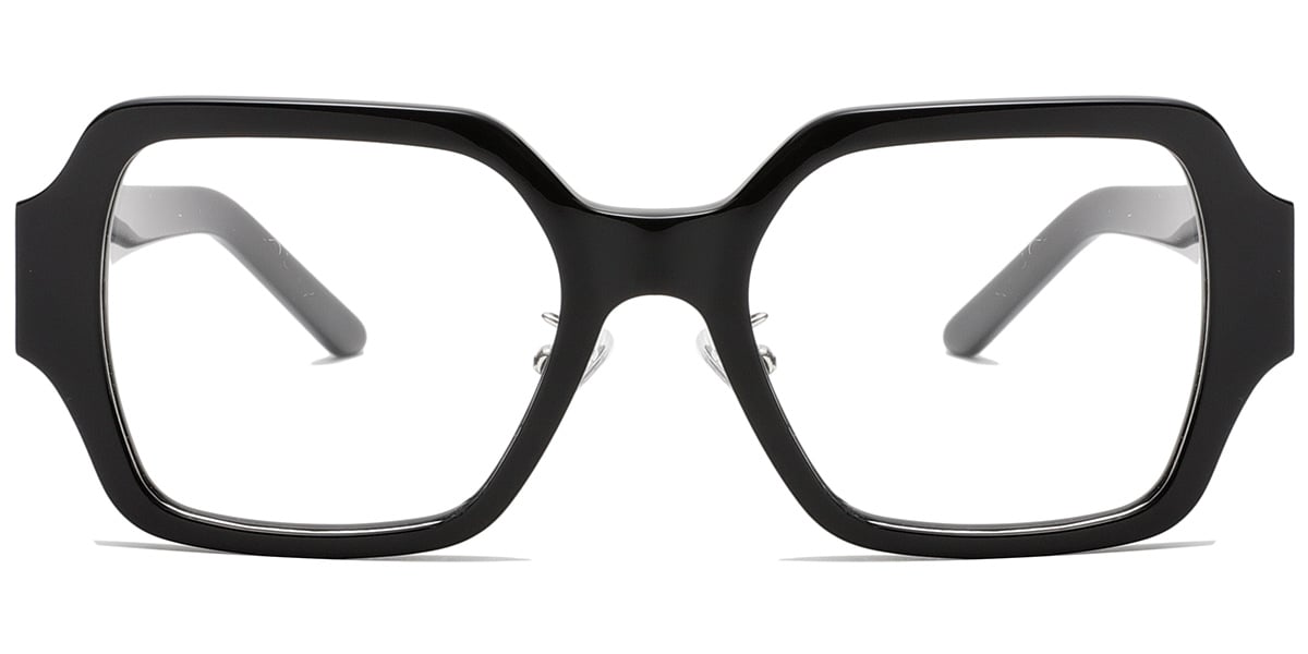 Acetate Square Reading Glasses black