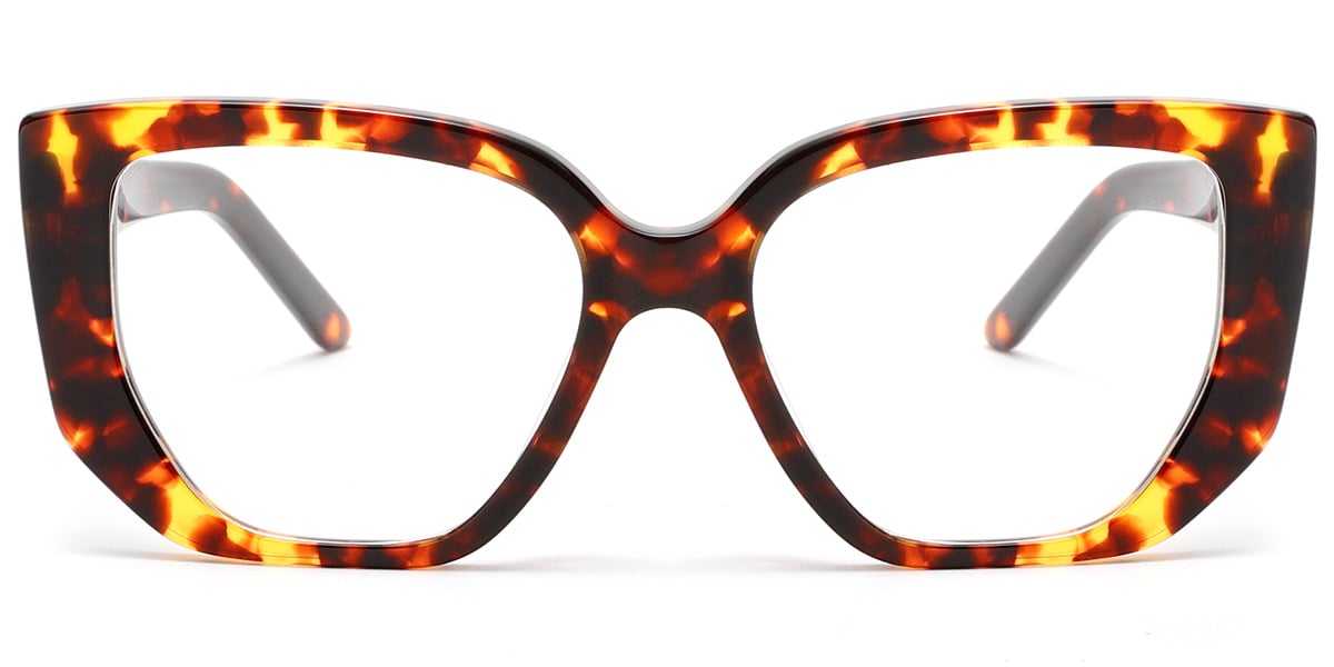 Acetate Rectangle Reading Glasses tortoiseshell