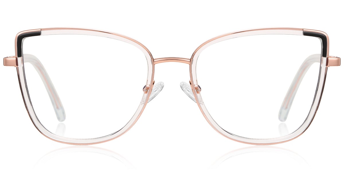 Cat Eye Reading Glasses pattern-translucent