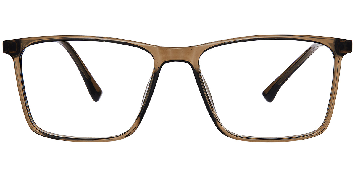 Acetate Square Reading Glasses translucent-green