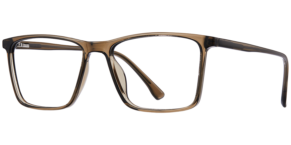 Acetate Square Reading Glasses translucent-green