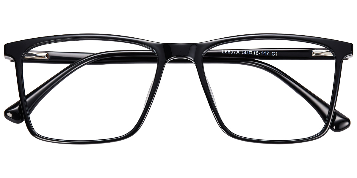 Acetate Square Reading Glasses black