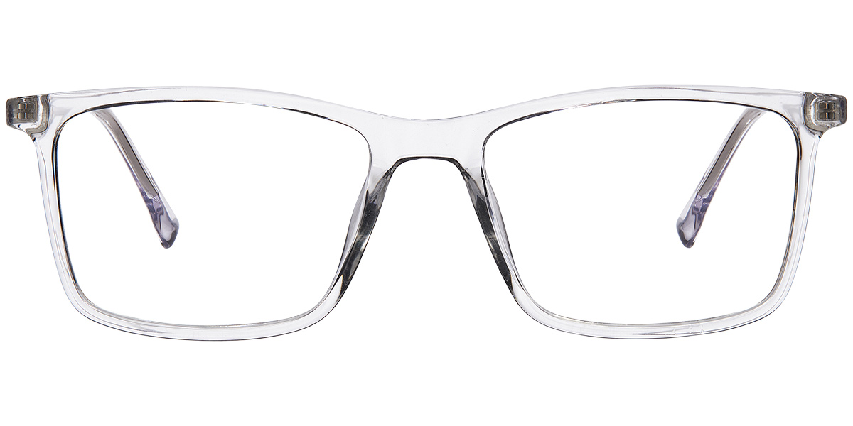 Acetate Square Reading Glasses translucent-white