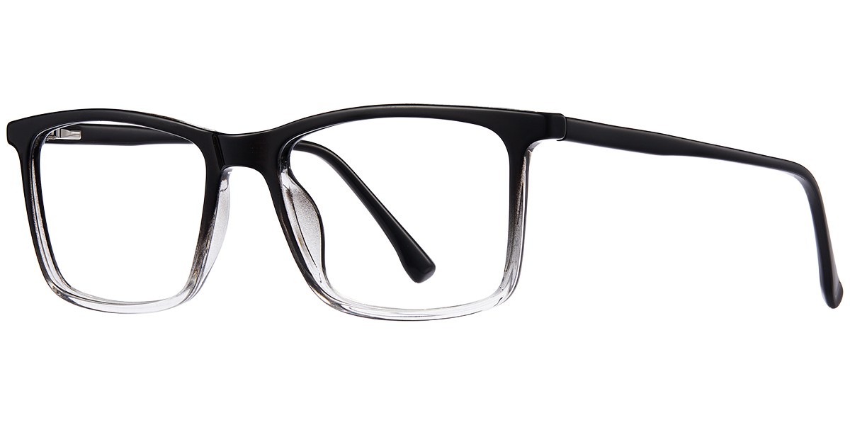 Acetate Square Reading Glasses gradient_black