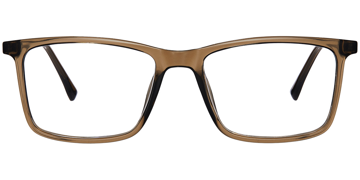 Acetate Square Reading Glasses translucent-green