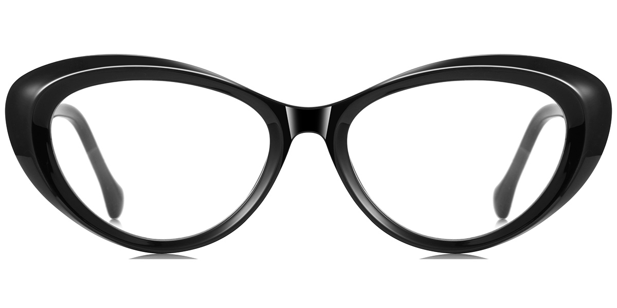 Oval Reading Glasses black