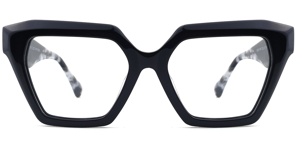 Acetate Square Reading Glasses black
