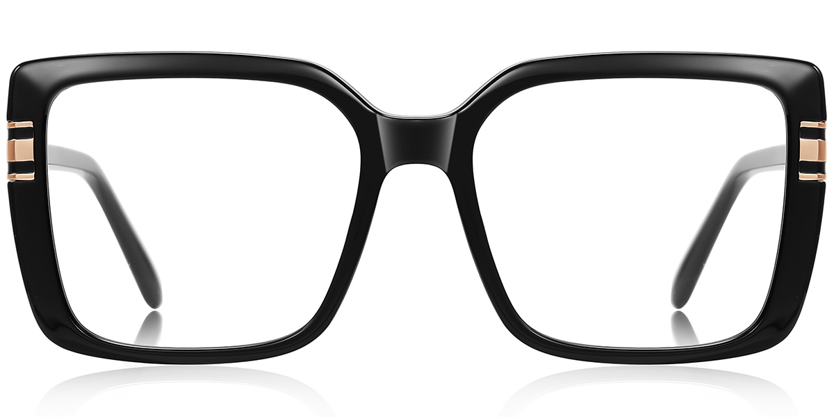 Square Reading Glasses black