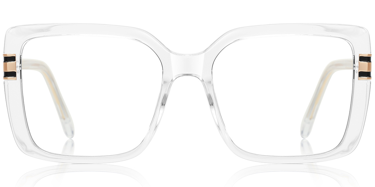 Square Reading Glasses translucent