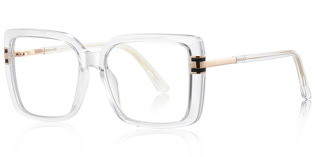 Square Reading Glasses translucent