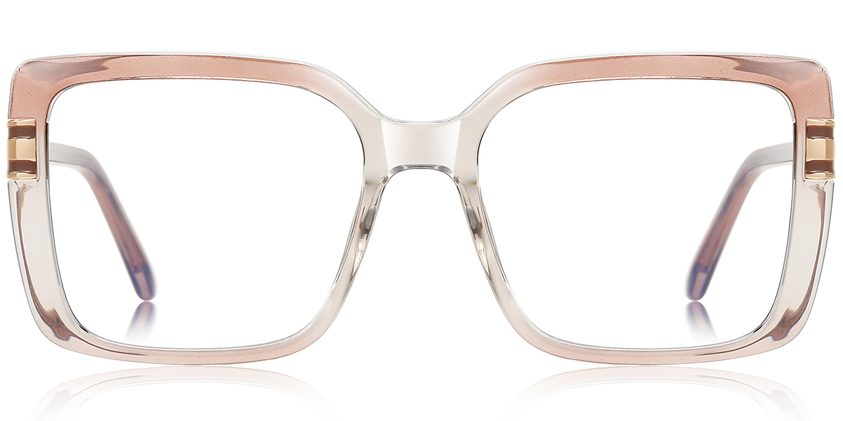 Square Reading Glasses gradient_brown