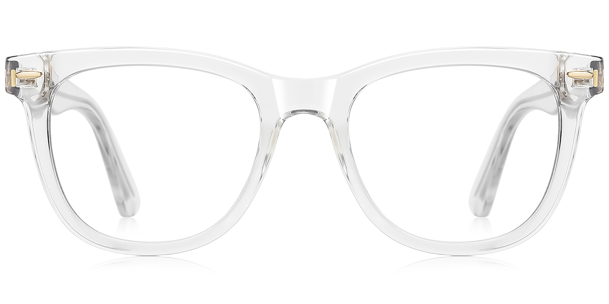 Square Reading Glasses translucent