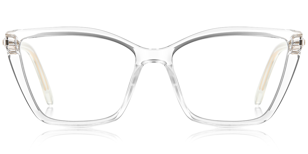 Square Reading Glasses translucent