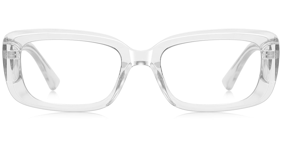 Rectangle Reading Glasses translucent
