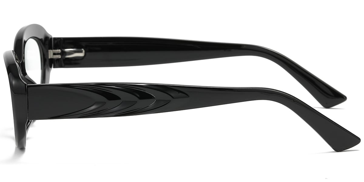 Oval Reading Glasses black