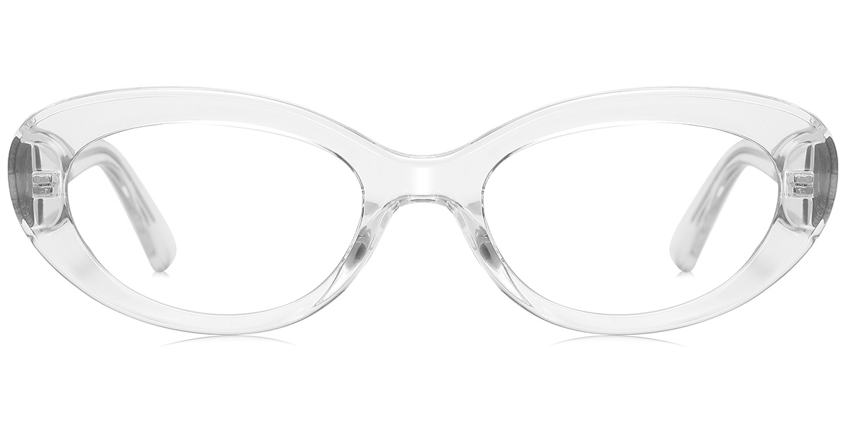 Oval Reading Glasses translucent