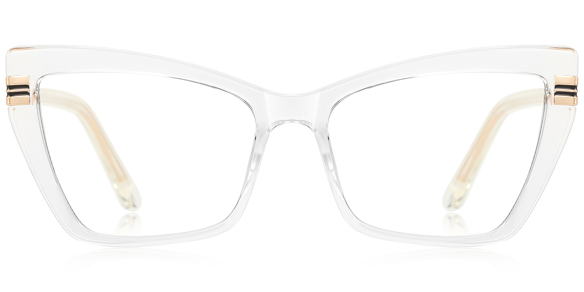 Rectangle Reading Glasses translucent