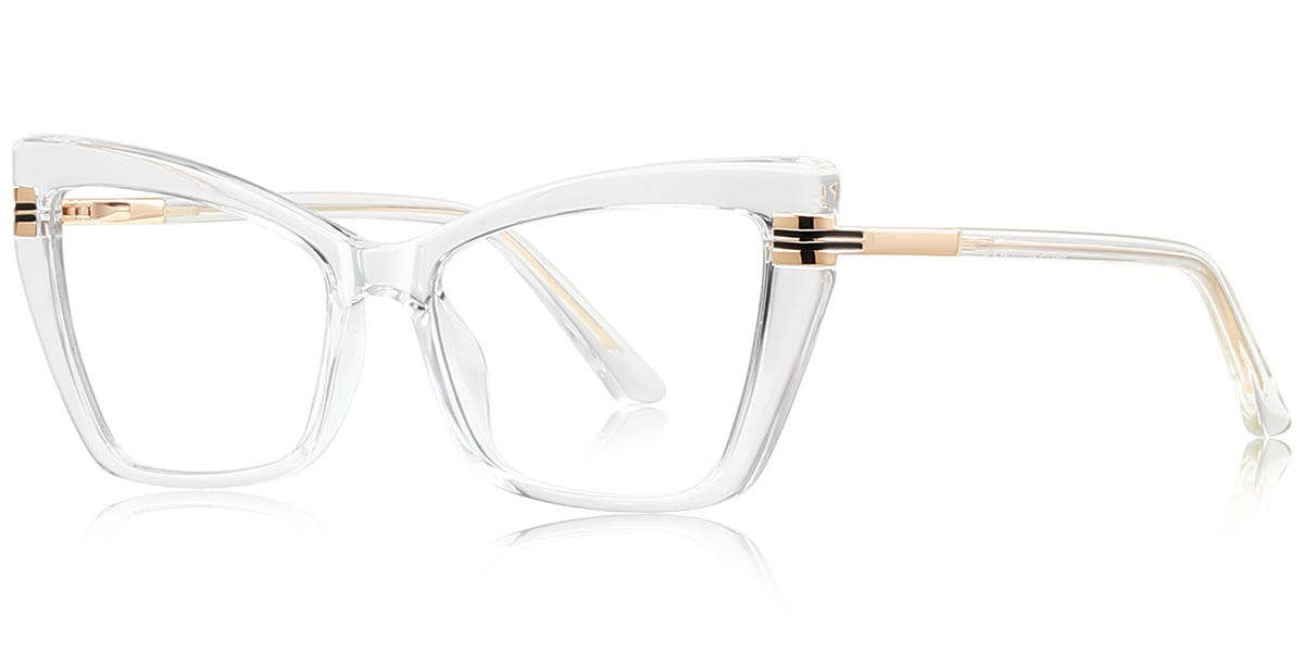 Rectangle Reading Glasses translucent
